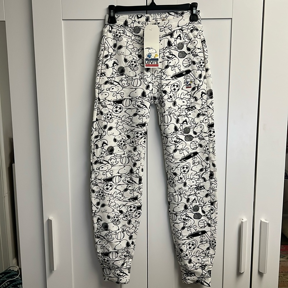 Levi’s X Peanuts Sweatpants Joggers XXS new with tags